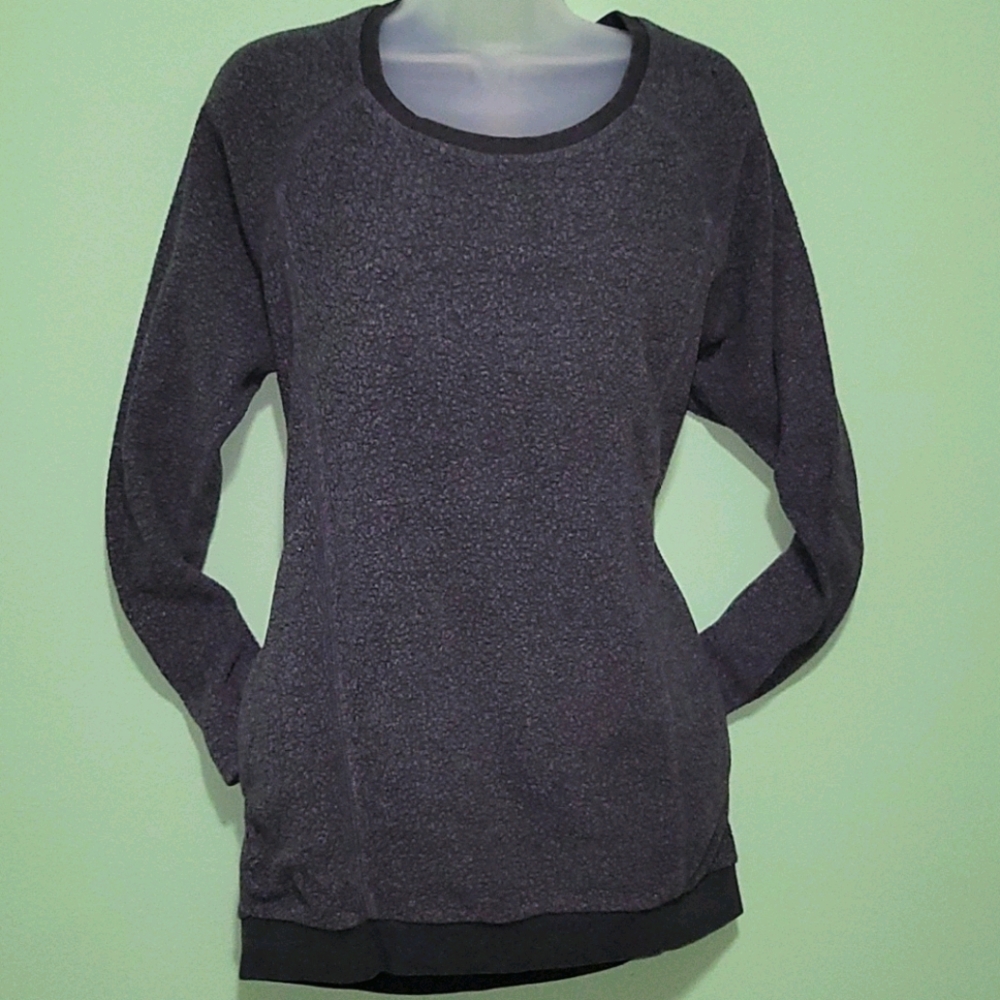 Mossimo Grey Crew Neck Sweater with Pockets